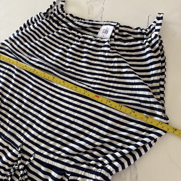 CAbi 5105 Boat Striped Maxi dress, blue/white Sz Small, nautical, coastal - Picture 7 of 10